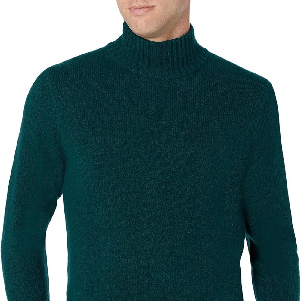 Essentials Men's Long-Sleeve Soft Touch Turtleneck Sweater